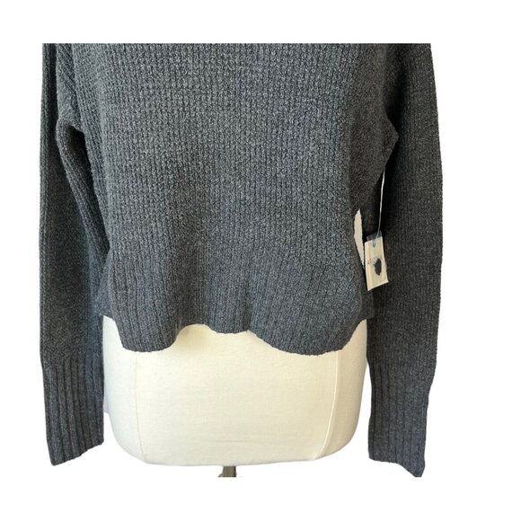 Arizona Sweater Womens Large Gray New High Neck Soft Size - Picture 4 of 9